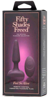 Feel So Alive Remote Control Vibrating Pleasure Plug Butt Plugs
